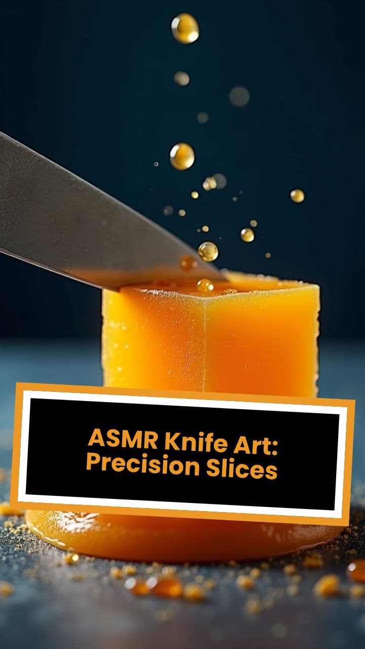 ASMR Knife Art: Precision Slices
