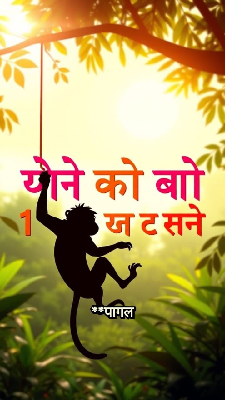 पागल बंदर की उड़ान की कहानी