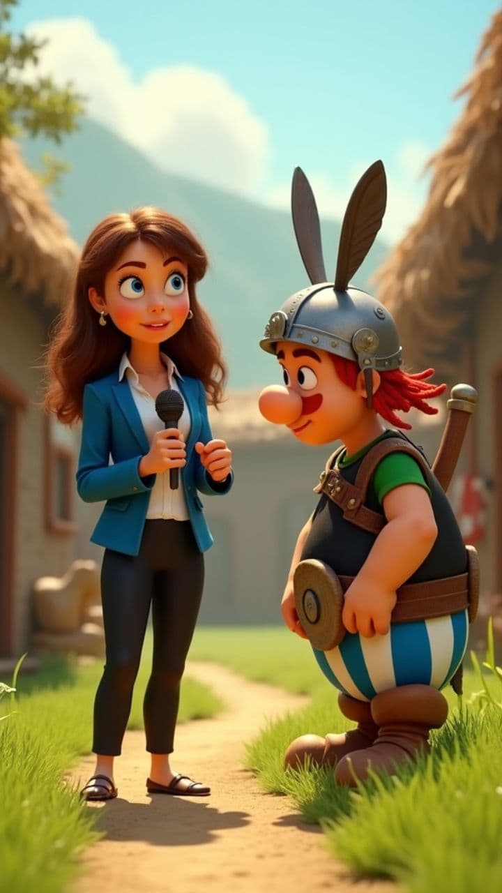 Intervista con Asterix e Obelix