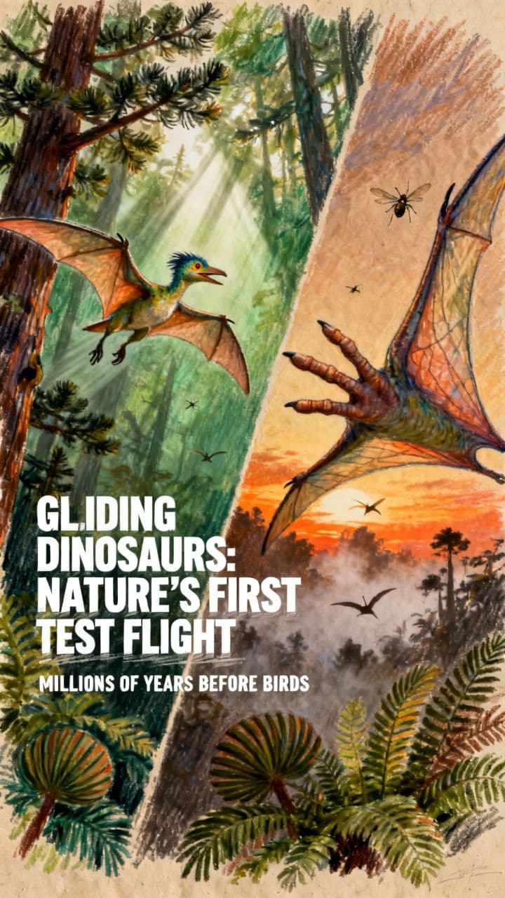 Gliding Dinosaurs: Nature's First Test Flight