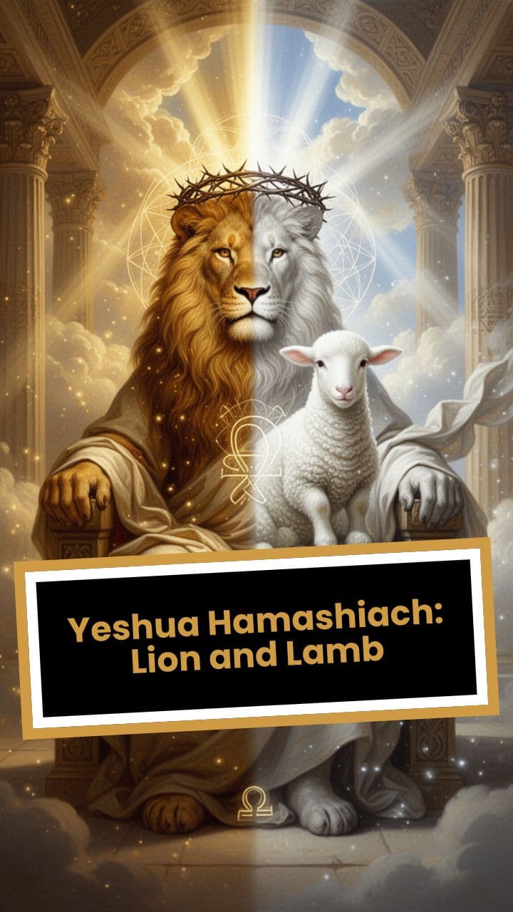 Yeshua Hamashiach: Lion and Lamb