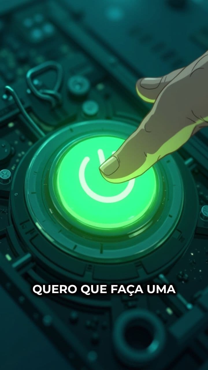 Animação de botão verde ligar/desligar