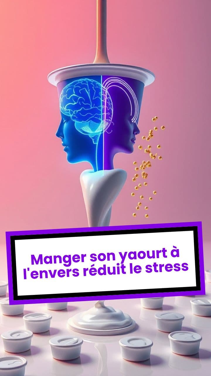 Manger son yaourt à l'envers réduit le stress