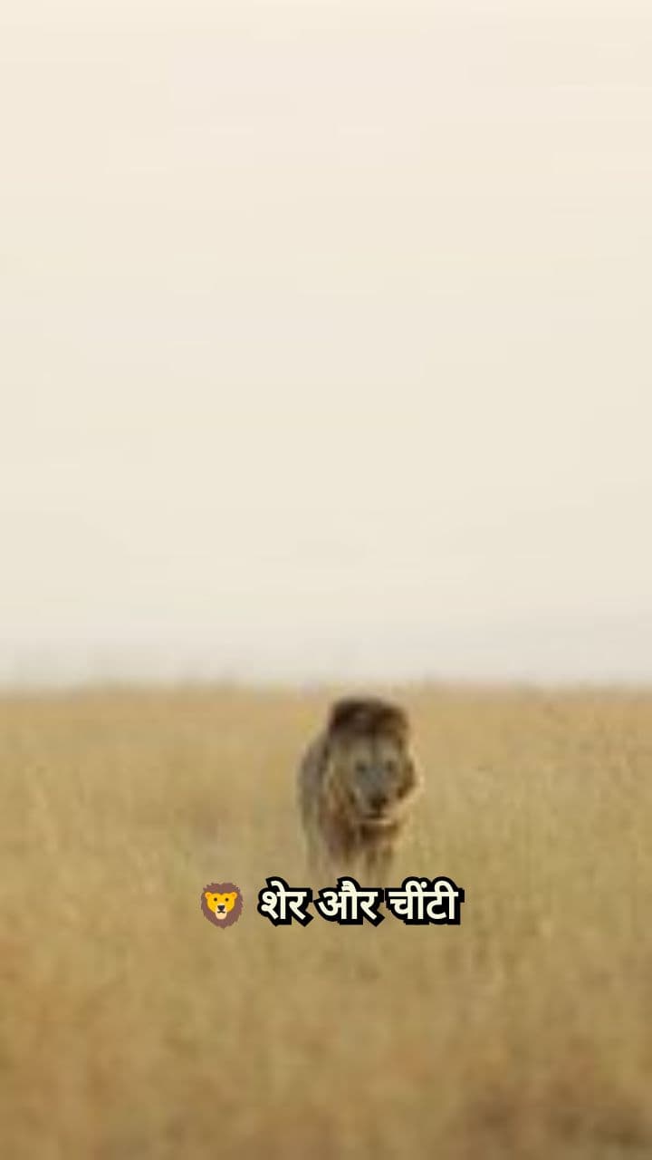 शेर और चींटी की सीख