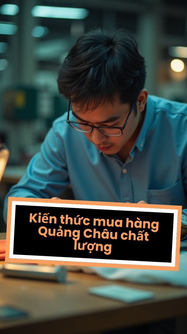 Kiến thức mua hàng Quảng Châu chất lượng