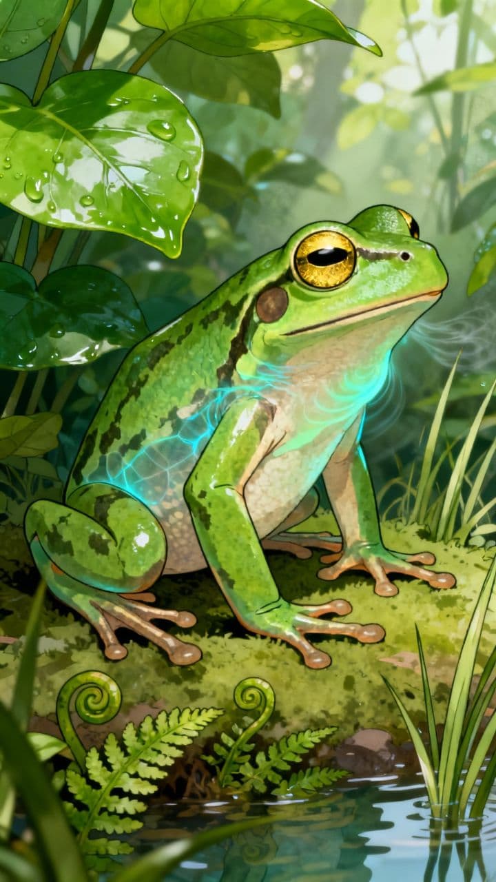 ความลับการหายใจของกบ