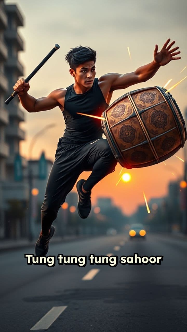 Pertarungan Sahoor Tung Tung Tung