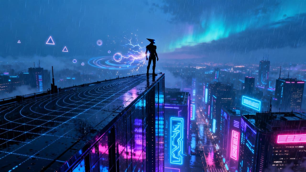 Synthwave Sentinel: Epic Retrowave Metal