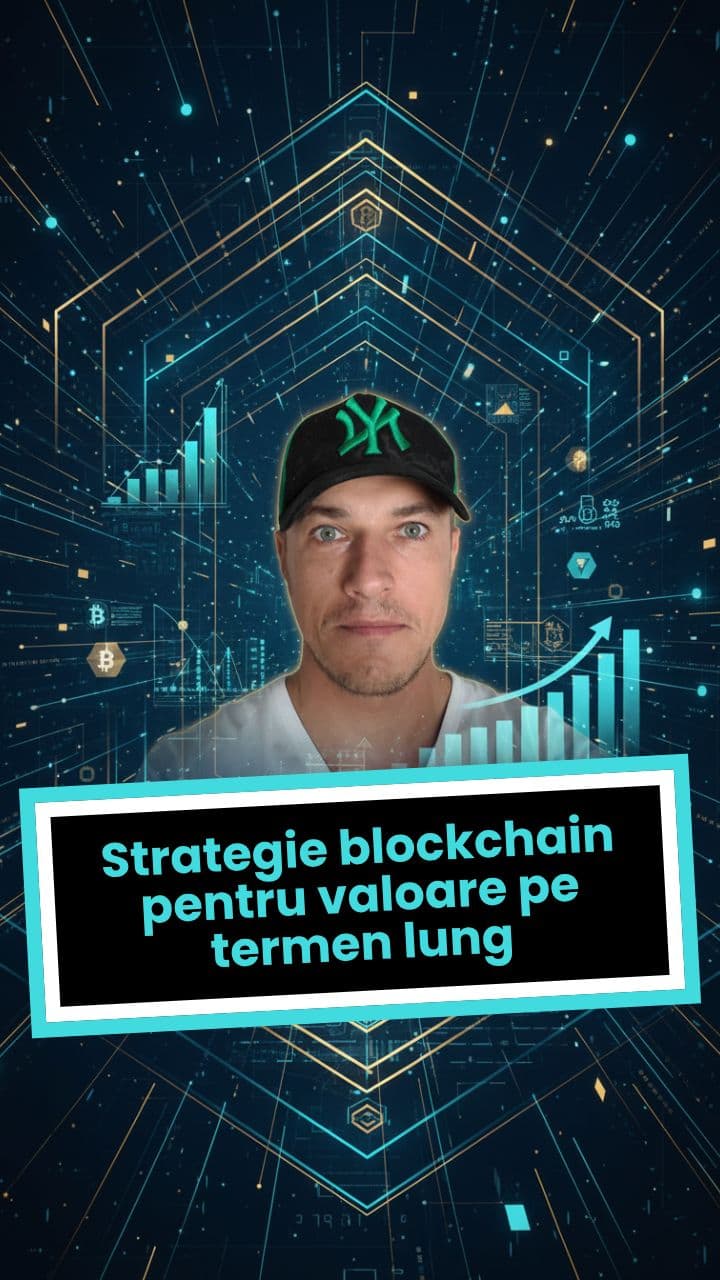 Strategie blockchain pentru valoare pe termen lung