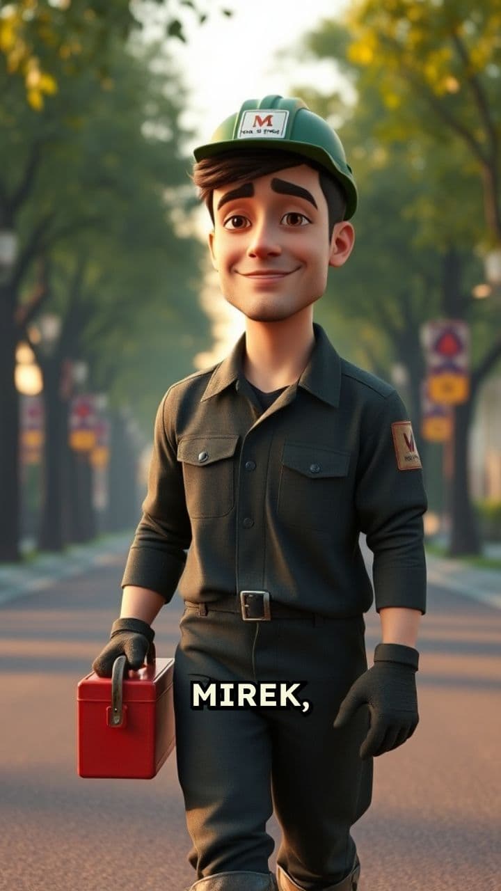 Mirek the Mechanic's Morning Adventure