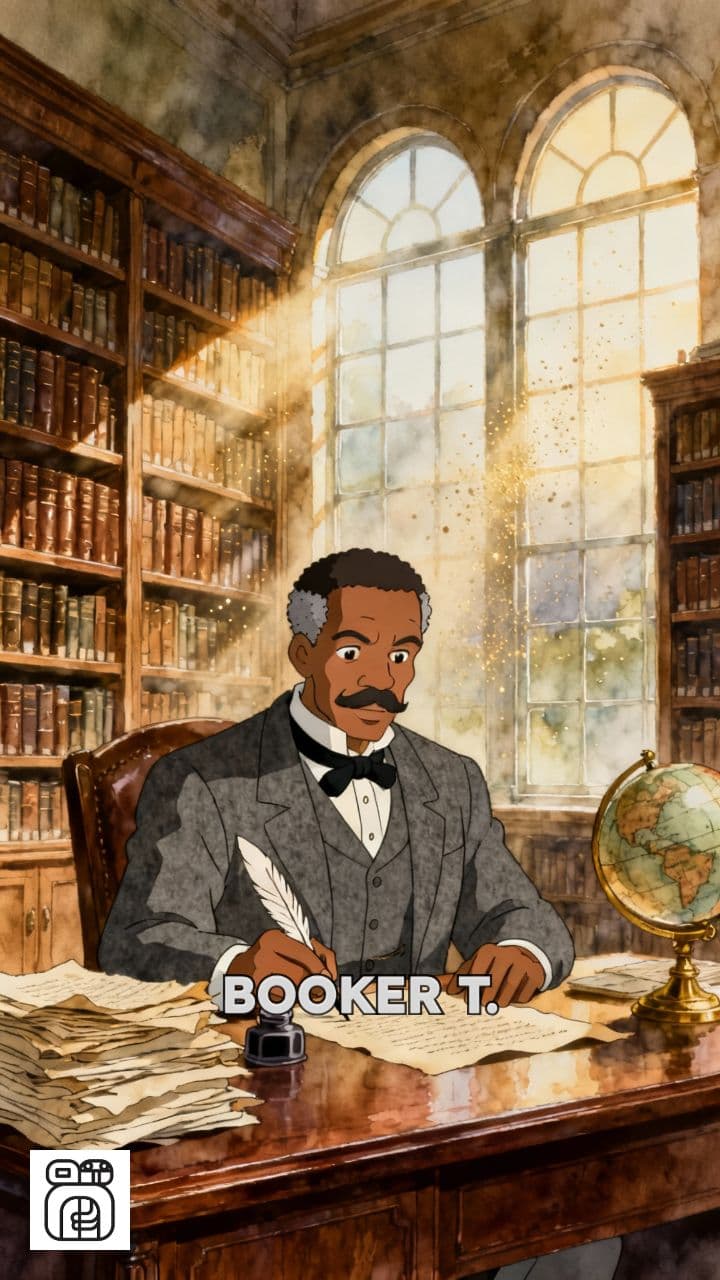 Booker T. Washington as a DnD Cleric-Bard