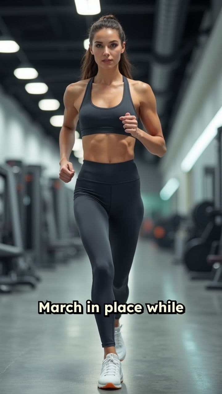 March in Place for Warm-Up