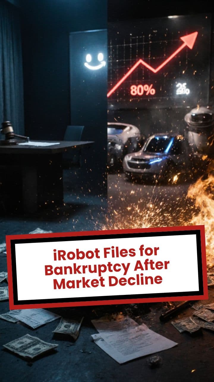 iRobot Files for Bankruptcy After Market Decline