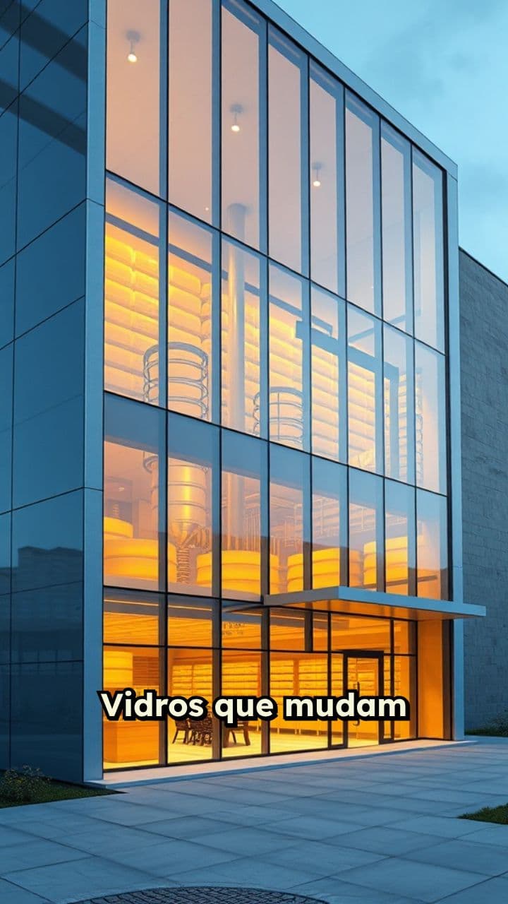 Vidros inteligentes em queijaria e mel