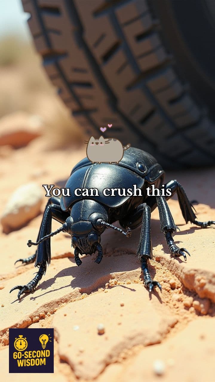 The Ironclad Beetle: Nature's Living Tank