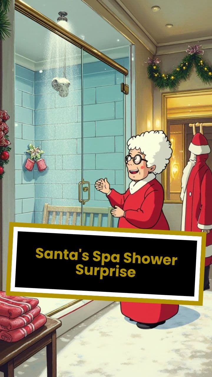 Santa's Spa Shower Surprise