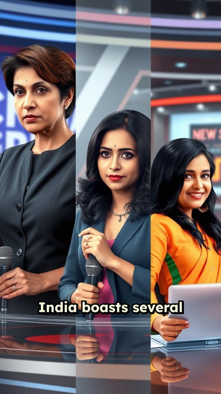 Prominent Indian Female News Anchors