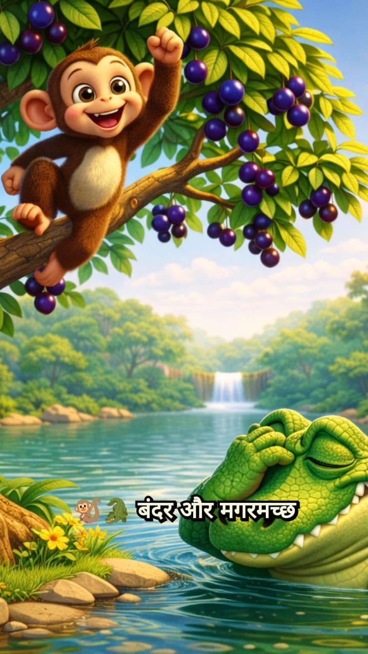 The Monkey and the Crocodile