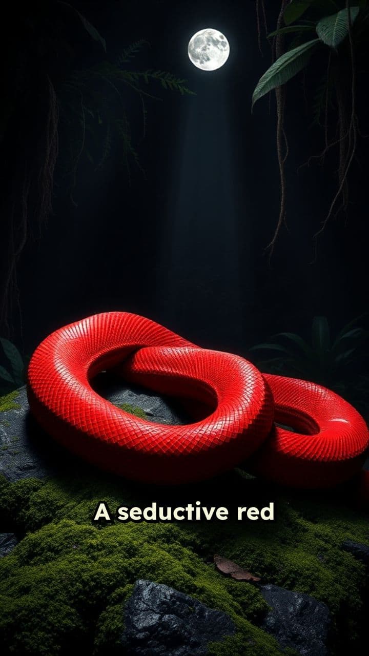 Crimson Serpent’s Hypnotic Gaze