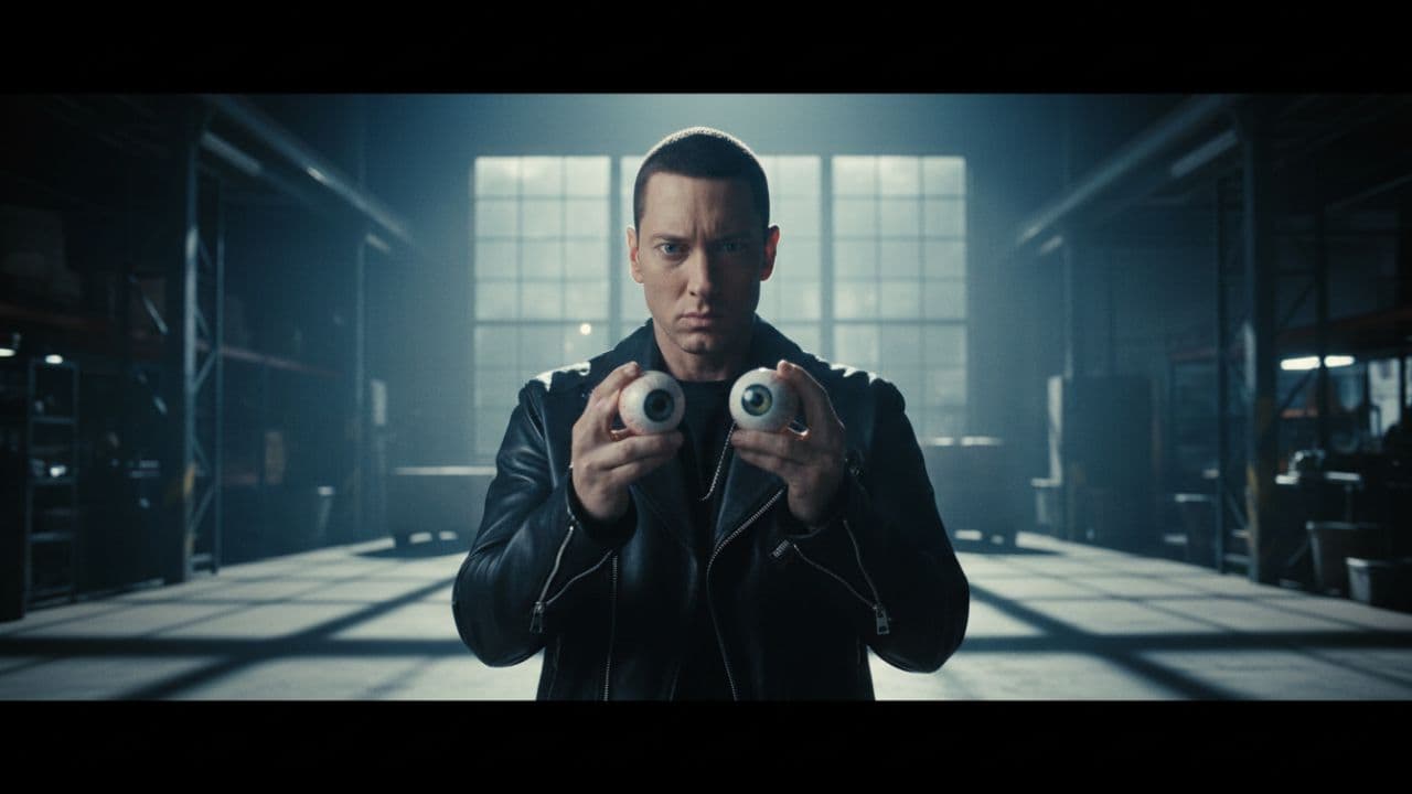 Holding Fake Eyeballs