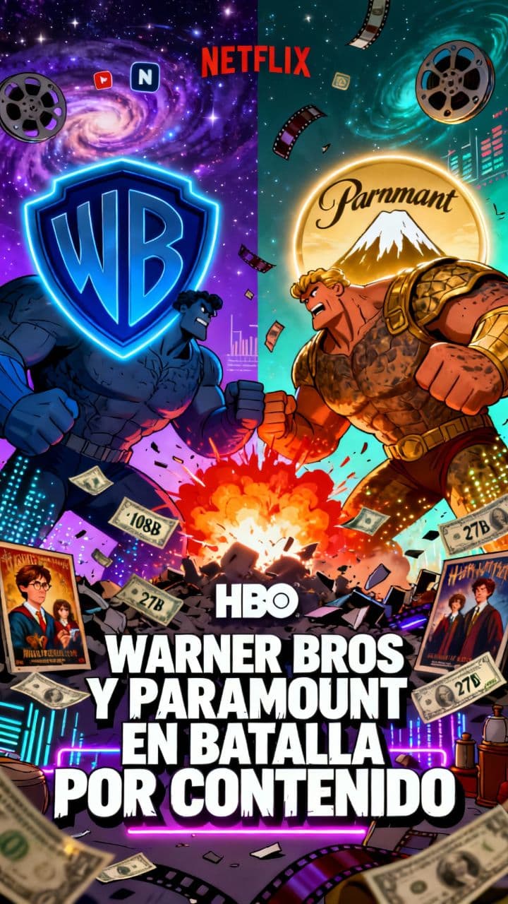 Warner Bros y Paramount en batalla por contenido