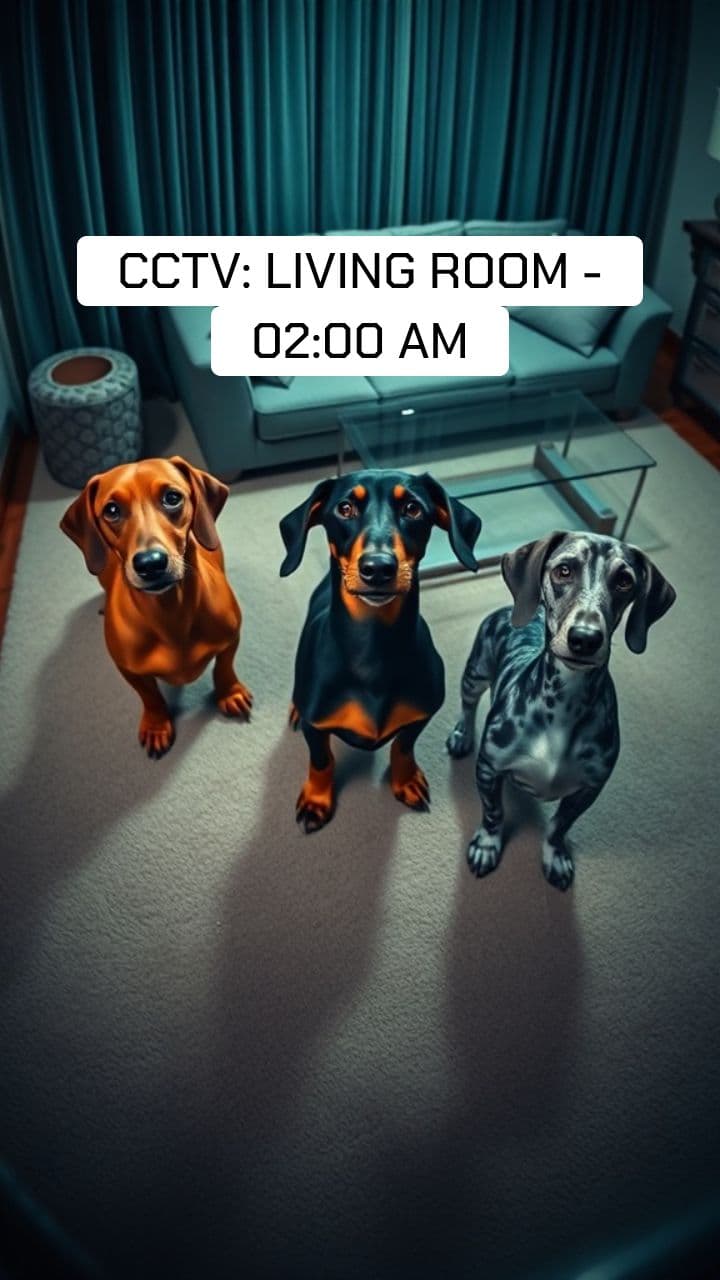 CCTV Dachshund Dance Routine