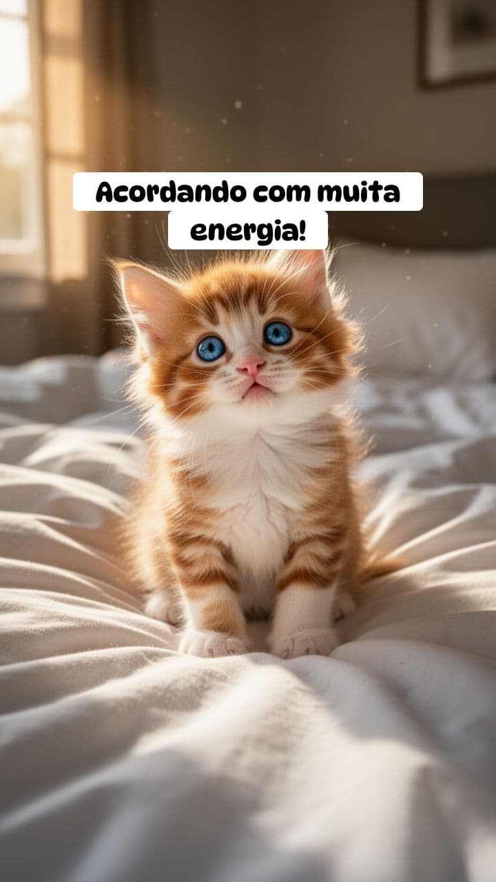 O Gatinho Feliz Pulando