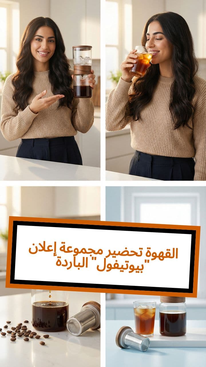 مجموعة تحضير القهوة الباردة - بيوتيفول