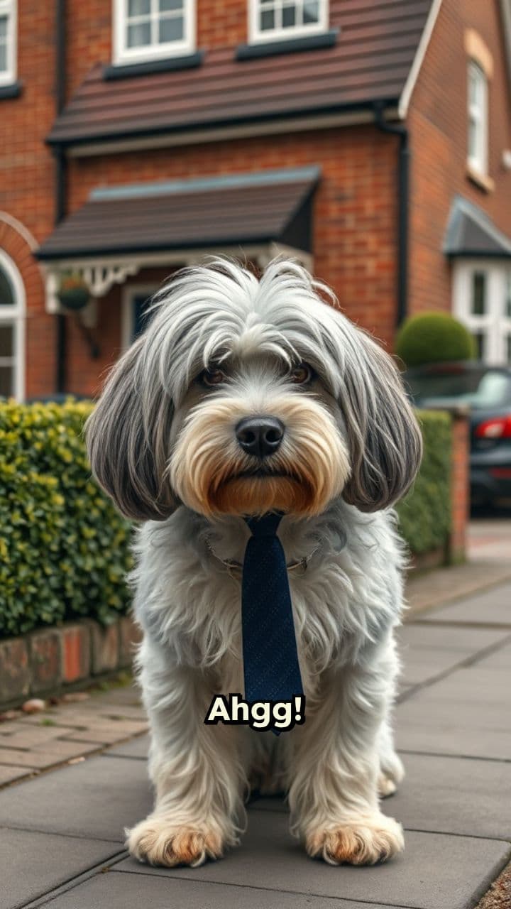 Frustrated Property Investor Dog