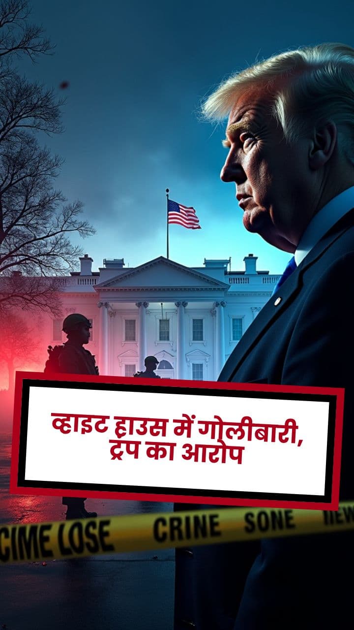 व्हाइट हाउस में गोलीबारी, ट्रंप का आरोप