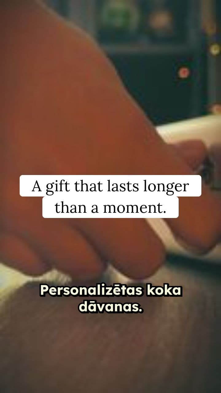 Personalized Wooden Gifts Commercial