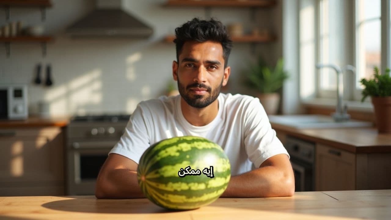 ماذا يحدث عند أكل بطيخة كاملة؟