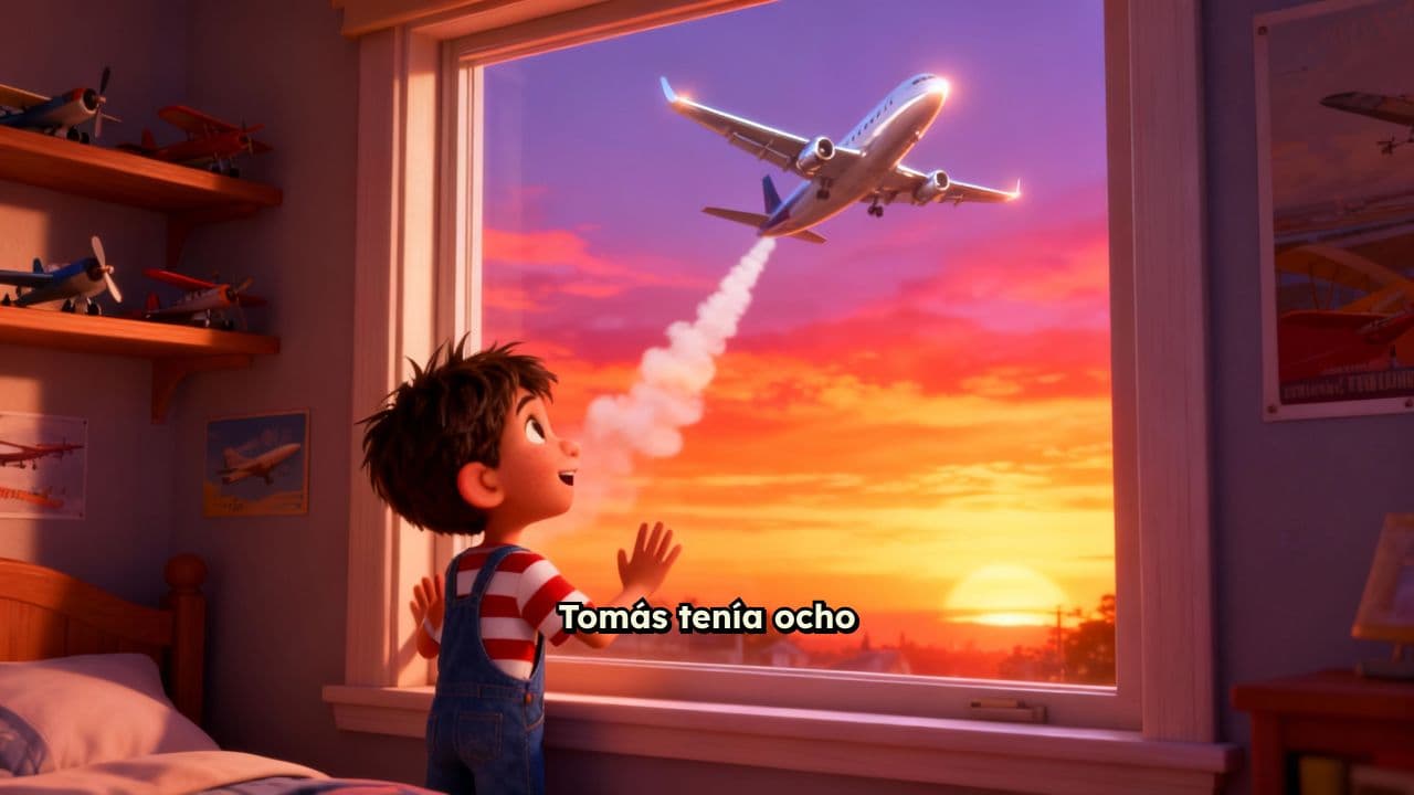 Tomás quiere ser Piloto de Aviones