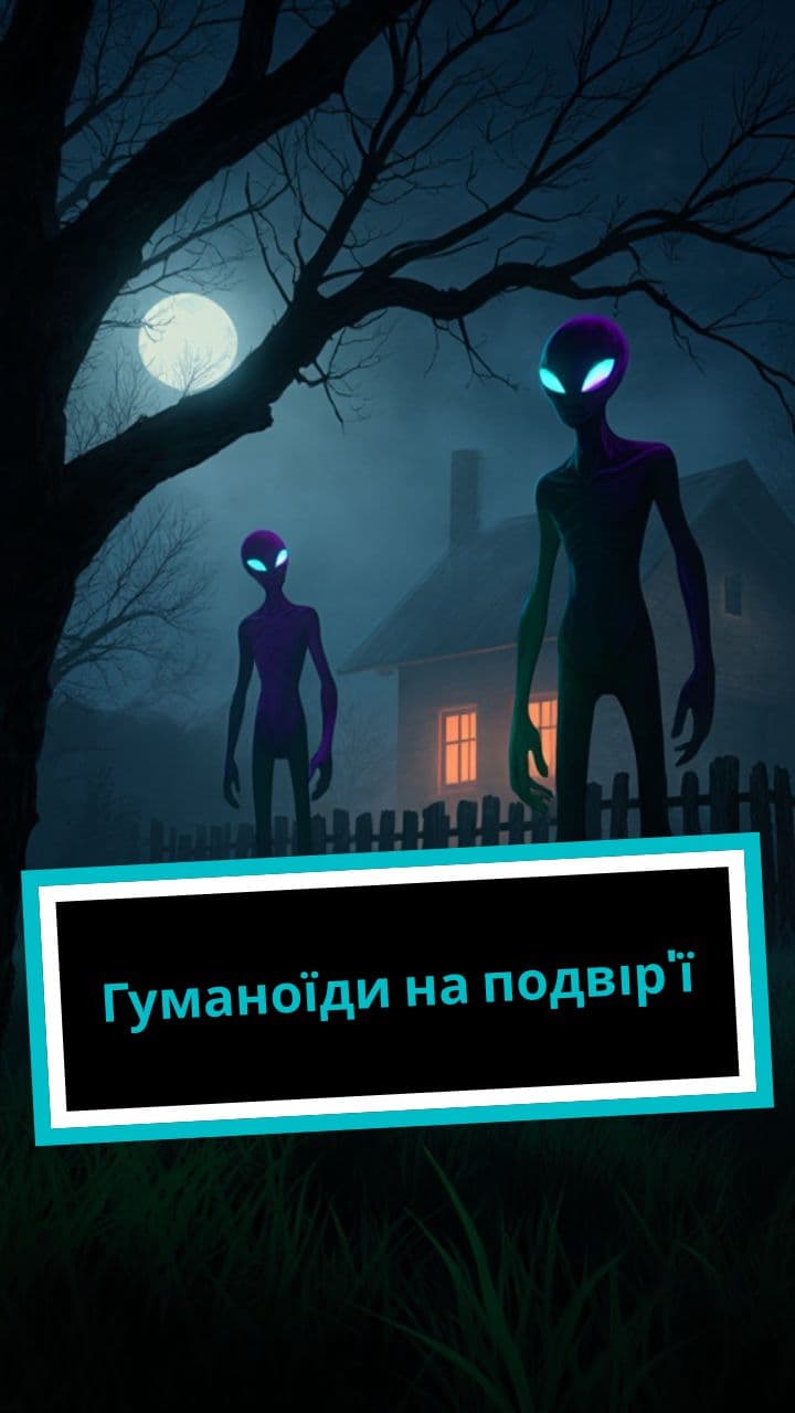 Гуманоїди на подвір'ї