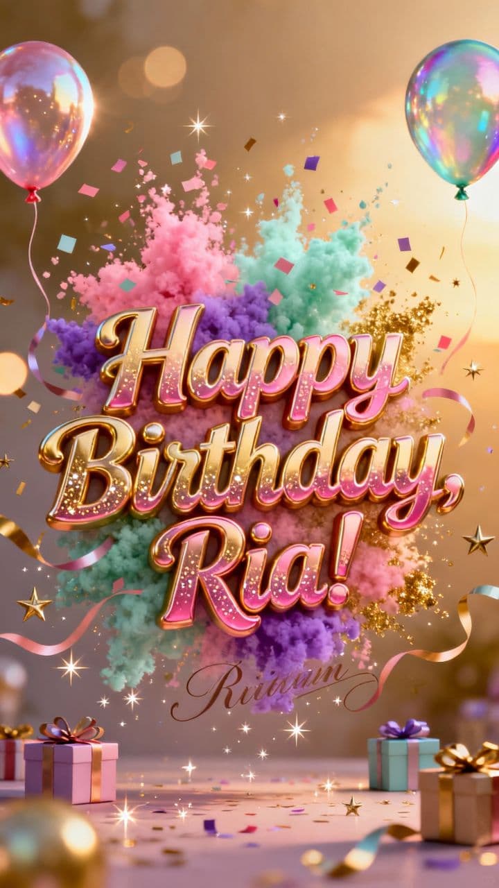 Happy Birthday, Ria!