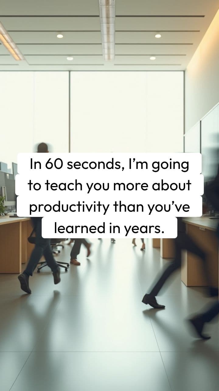 Productivity Education