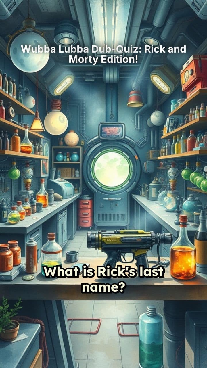 Wubba Lubba Dub-Quiz: Rick and Morty Edition!