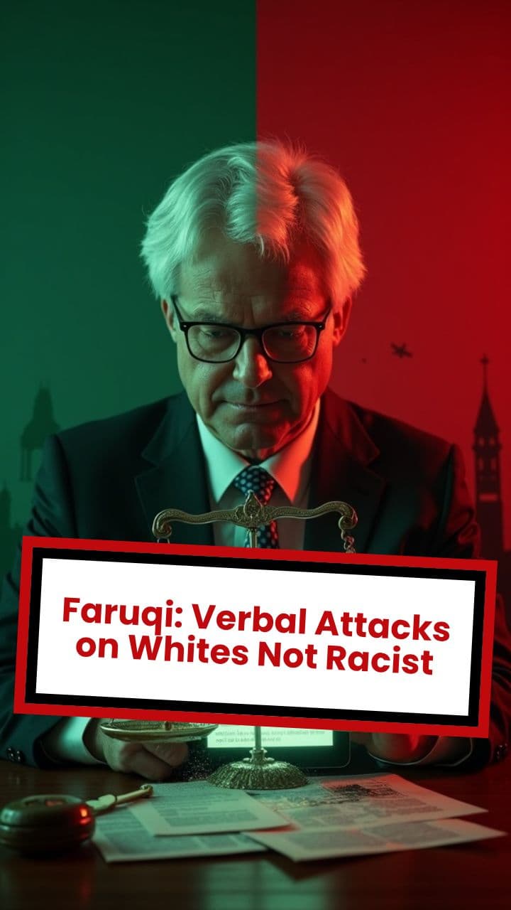 Faruqi: Verbal Attacks on Whites Not Racist