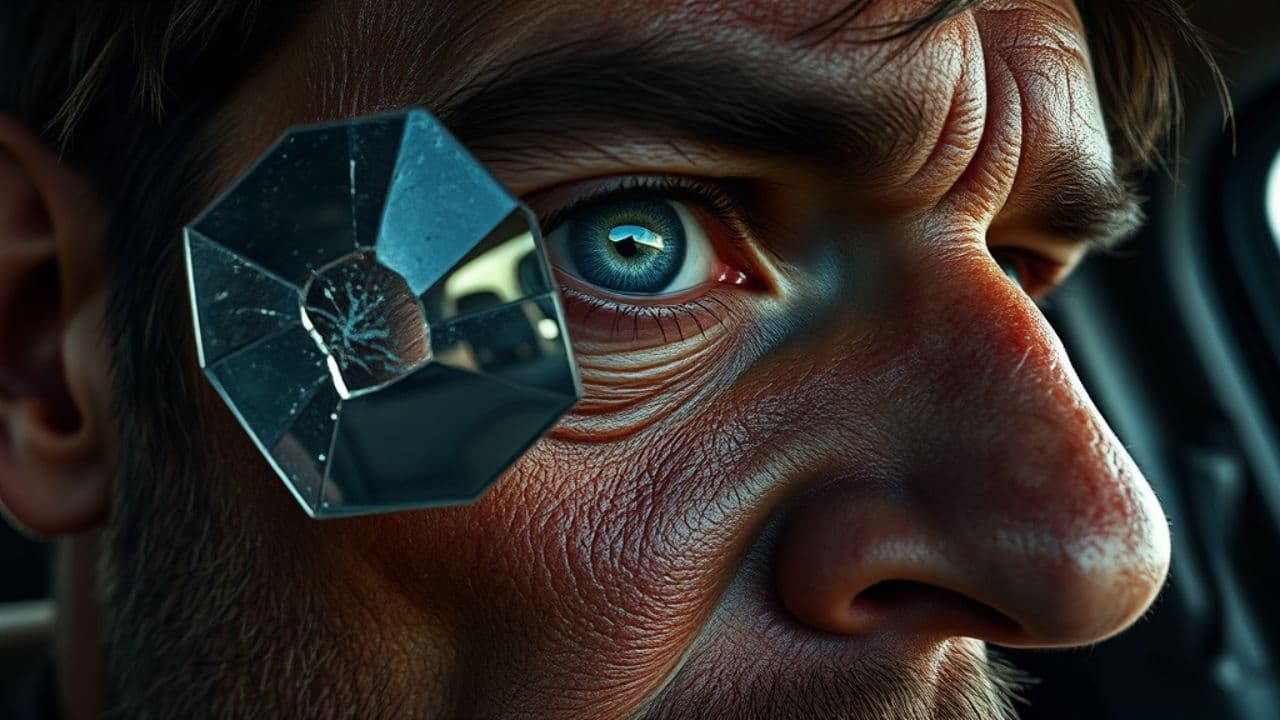 Голубые глаза и радость от свободы