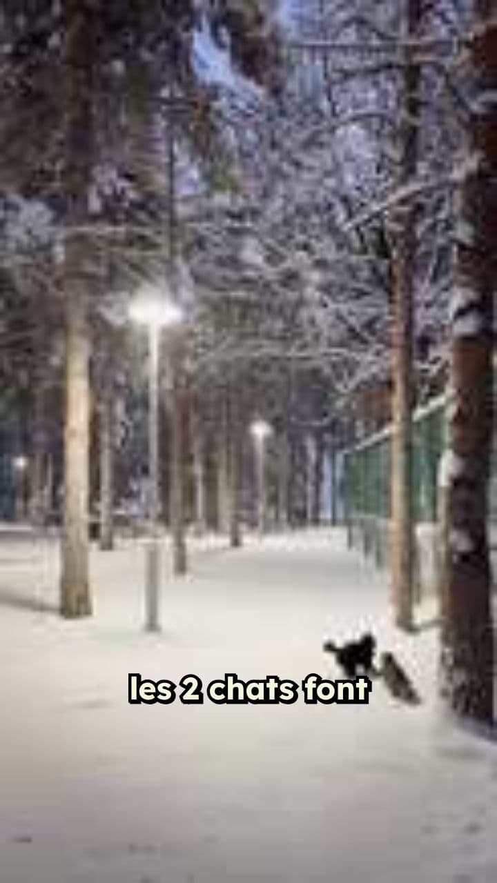 Les chats et la magie de Noël