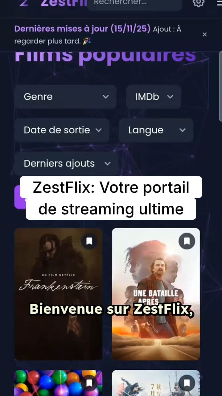 Découvrez ZestFlix