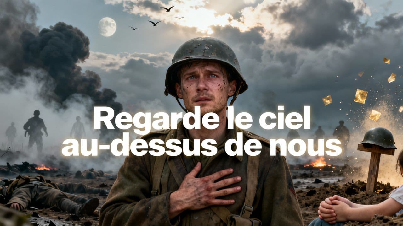 Regarde le ciel au-dessus de nous