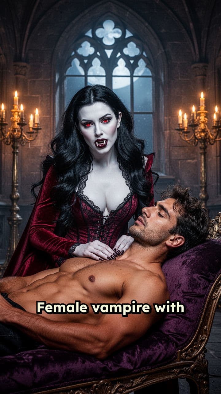 Vampire Seduction and Blood Feeding