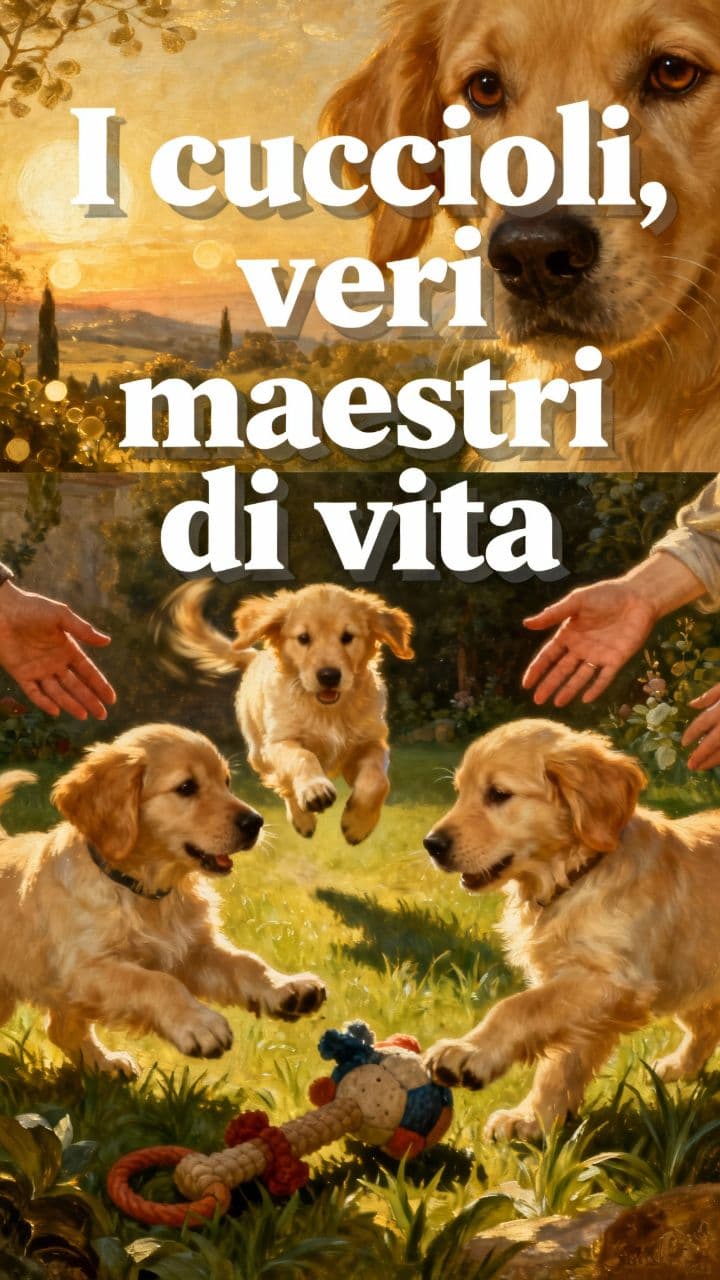 I cuccioli, veri maestri di vita
