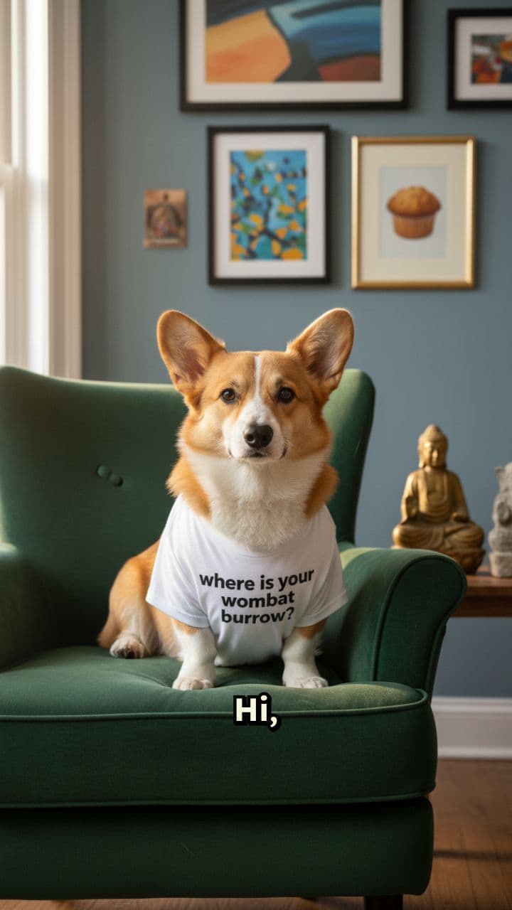 Blorpo the Talking Corgi