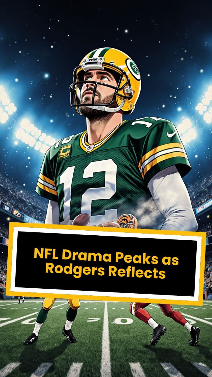 NFL Drama Peaks as Rodgers Reflects