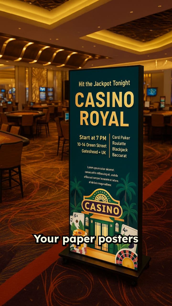 Revolutionize Your Advertising with Digital Posters
