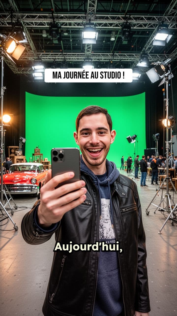 Selfie avec mes Héros