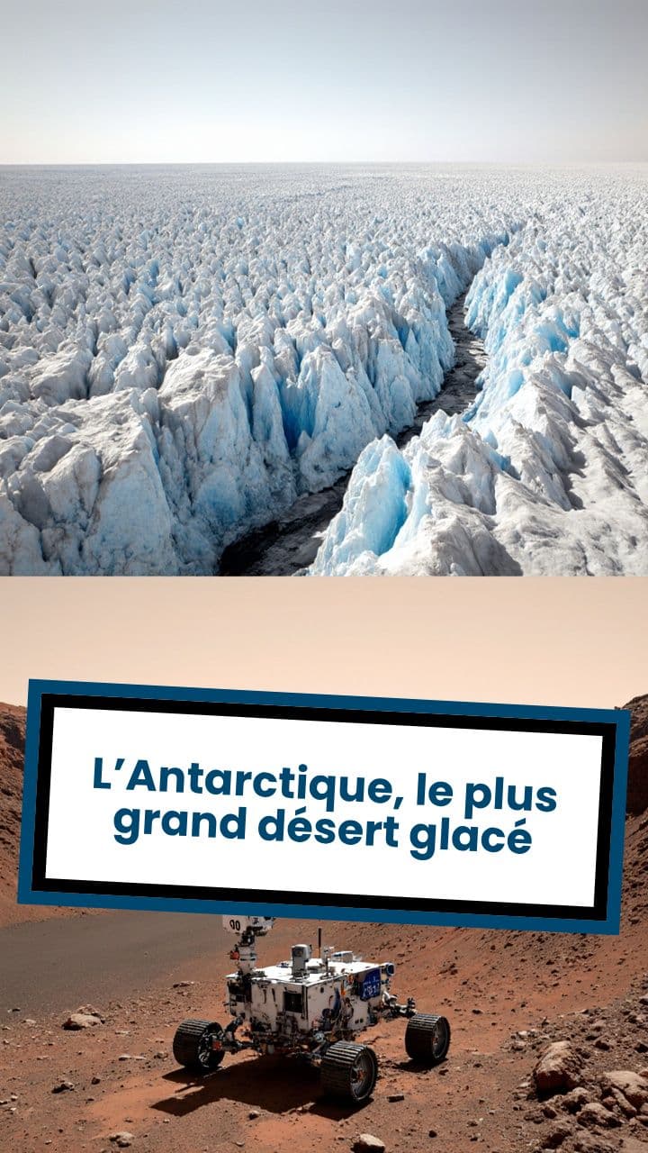 L’Antarctique, le plus grand désert glacé
