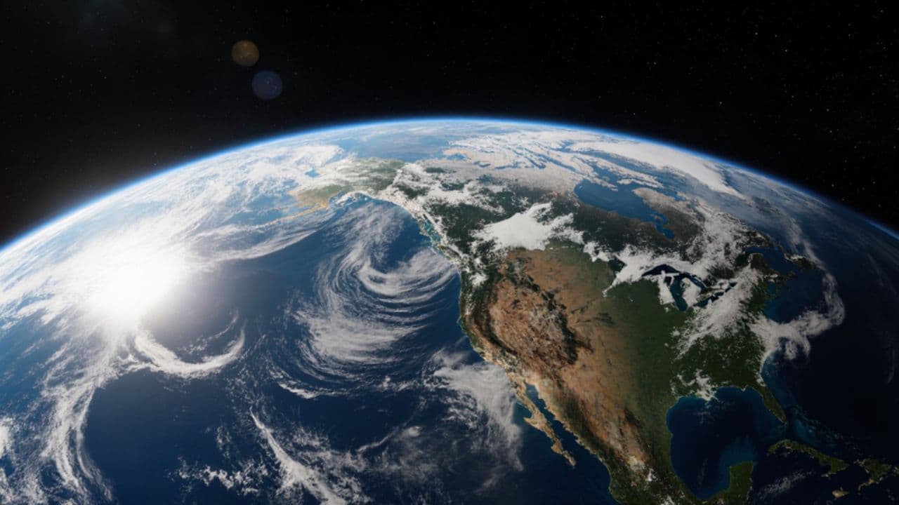 From Space to Earth: A Slow Zoom